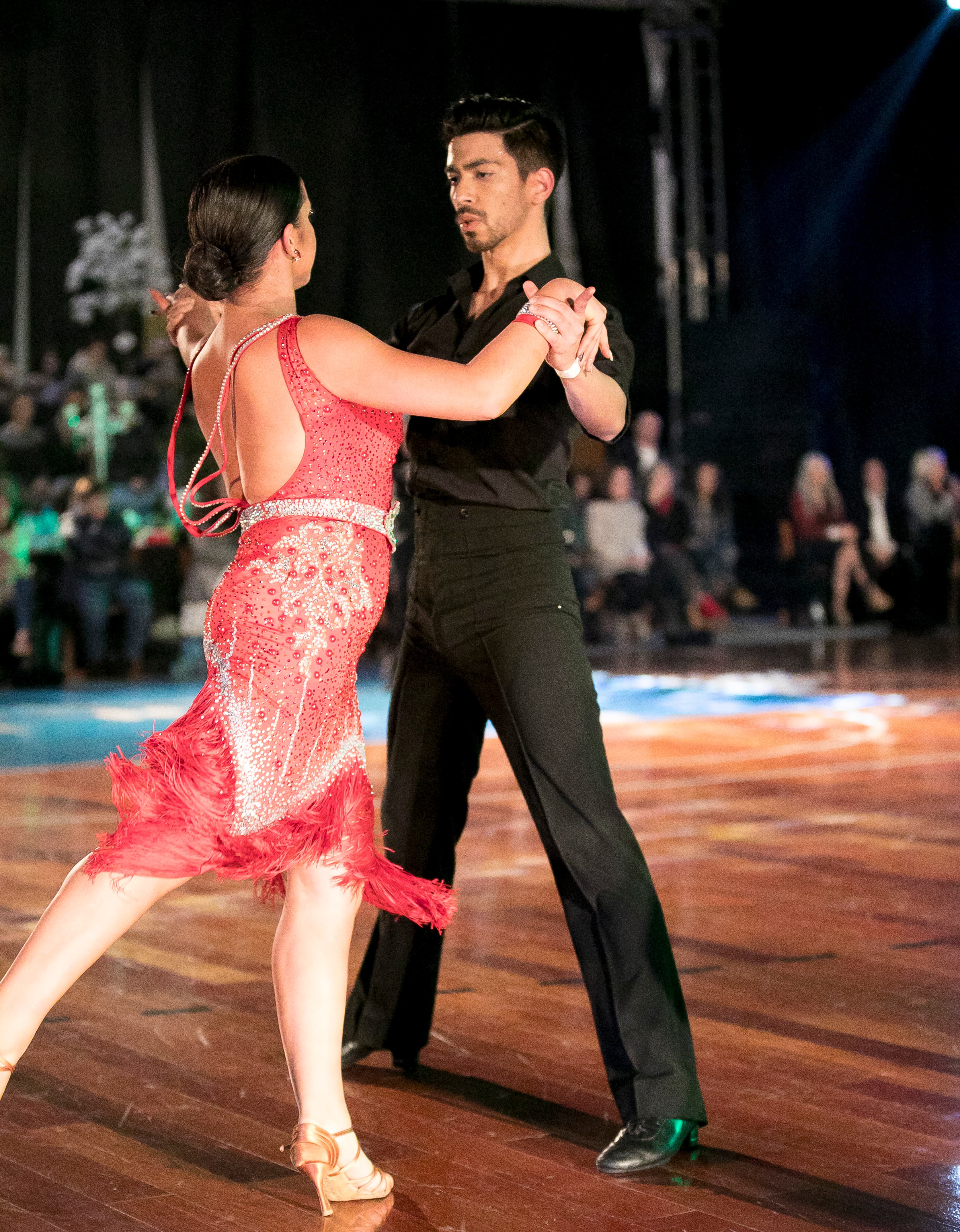 Pedro Ling performing at a dance competition